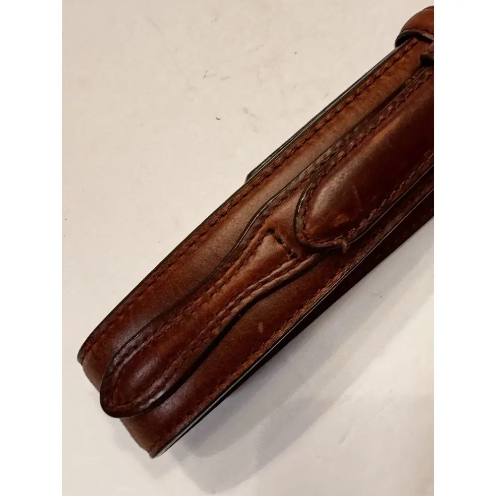 38 3 D Belt Company Brown Leather Ranger Belt Western